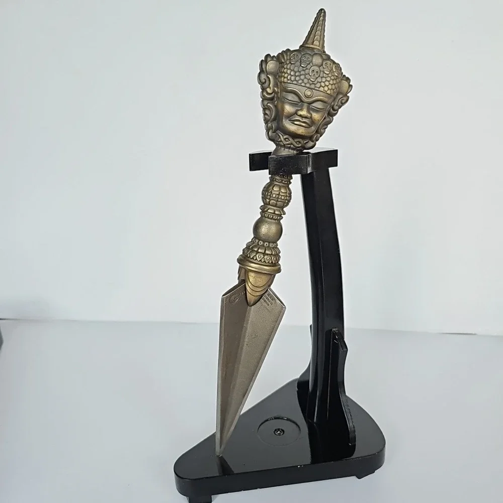 Vintage The Shadow Tibetan‎ Phurba Dagger 1994 Licensed Reproduction In Box 1674